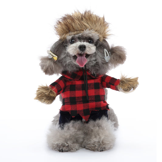 Dog Costume - Lumberjack