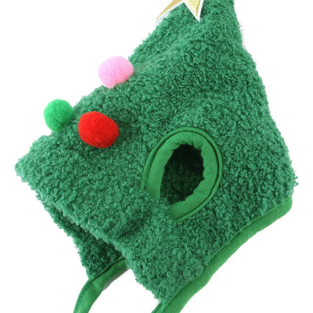 Pet Christmas Hat - Green Tree